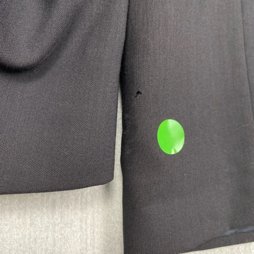 BOSS Wool Blazer Mens 40R Black USA Union Made Tailored Quiet‎ Luxury